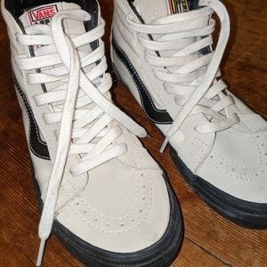 Vans Women's Sk8-Hi Cream/Black Sole